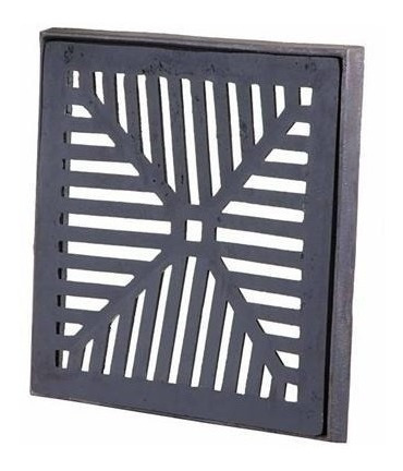 Grelha Quadrada de Ferro Fundido