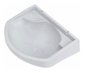 Lavatório PVC 42X36cm Branco