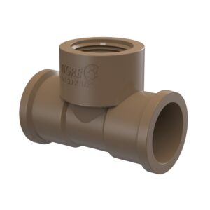 Tê PVC Soldável e com Rosca na Bolsa Central