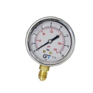 Manômetro com Glicerina Escala 0 Á 16 2.1/2