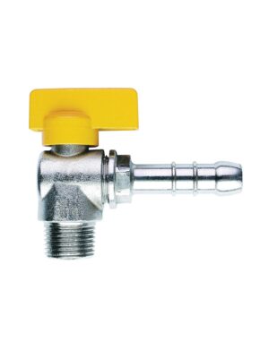 Registro Esfera para Gás Borboleta 90° x 1/2(Externa ) x 3/8 (Mangueira)