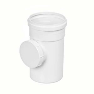 Tê PVC Esgoto de Inspeção 100 x 75 mm