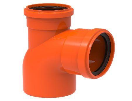 Joelho PVC Esgoto Redux 90º x 100mm com Visita 75mm