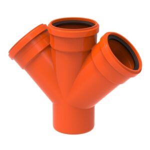 4613 Junção PVC Esgoto Redux 100 x 100mm Dupla