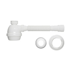 Sifão Pvc Universal Flexível com Copo Branco