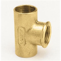 Tê para Cobre 22mm X 1/2