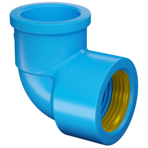 Joelho PVC 90º Soldável com Bucha de Latão