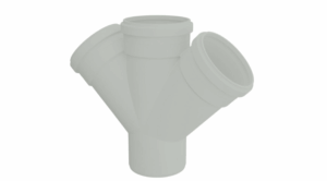 JUNCAO-DUPLA-SERIE-R Juncao PVC Serie R 100 X 100mm Dupla