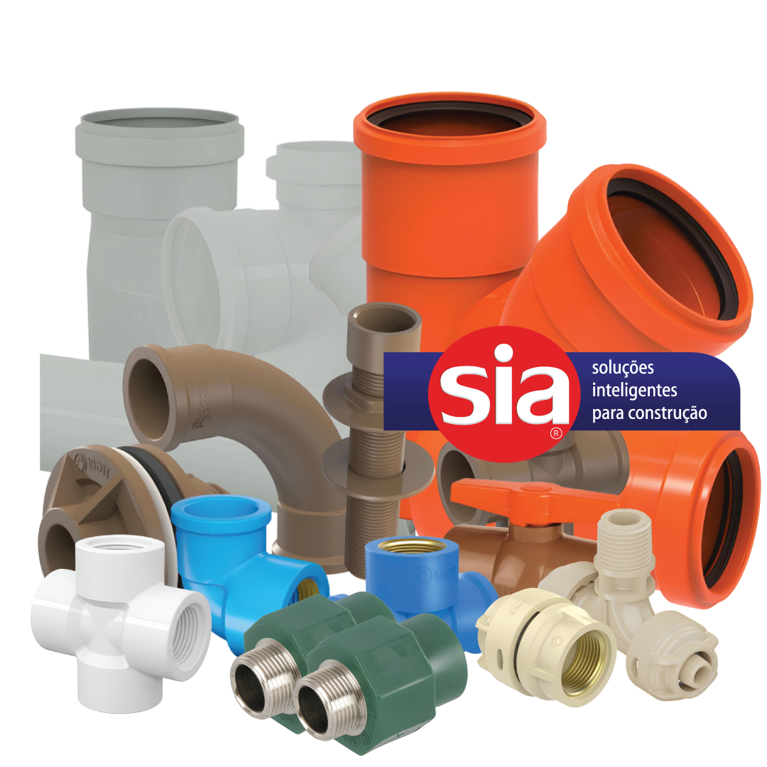 instalação de tubos hidráulicos em obra