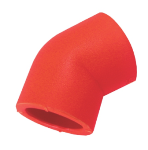 Joelho 45° PPR Vermelho